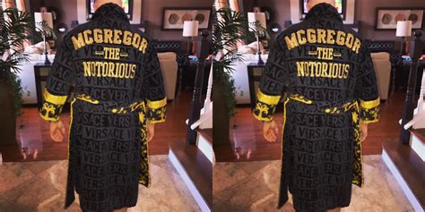 Unleashing Style and Power: Conor McGregor Versace Robe – A .